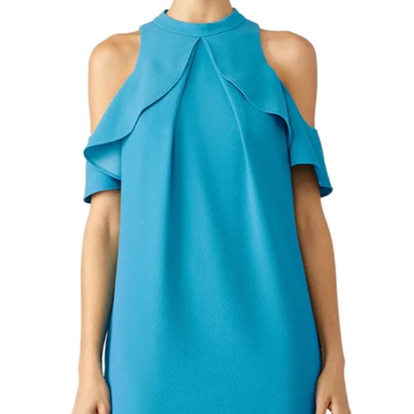 NWOT Trina Turk Blue Amado Dress Size 8 - Picture 1 of 6